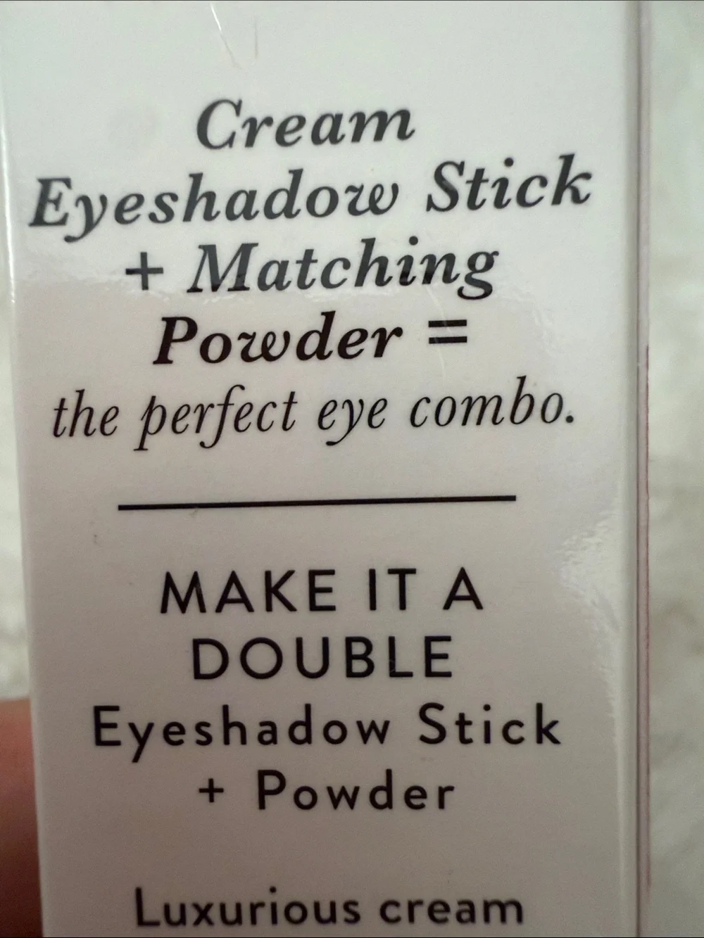 Laura Geller Make It A Double Eyeshadow Stick + Powder  whiskey NEW